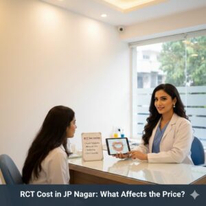 Dental crowns after root canal treatment in JP Nagar