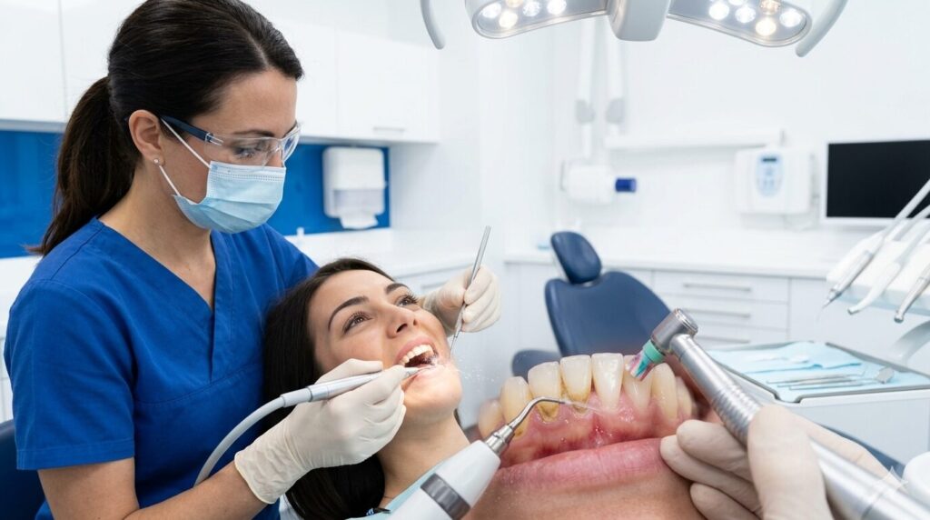 teeth cleaning bangalore scaling and polishing dental procedure