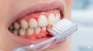 bleeding gums without pain early sign
