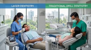 laser vs traditional dentistry comparison treatment
