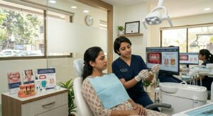 gum swelling treatment in JP Nagar dentist checking swollen gums