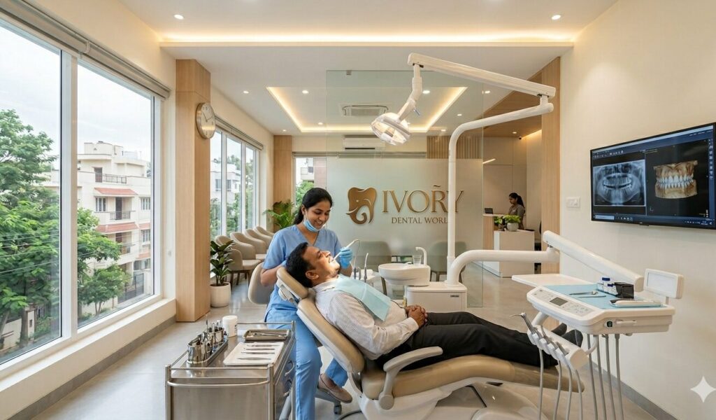 best dental clinic in Bangalore modern clean dental clinic interior