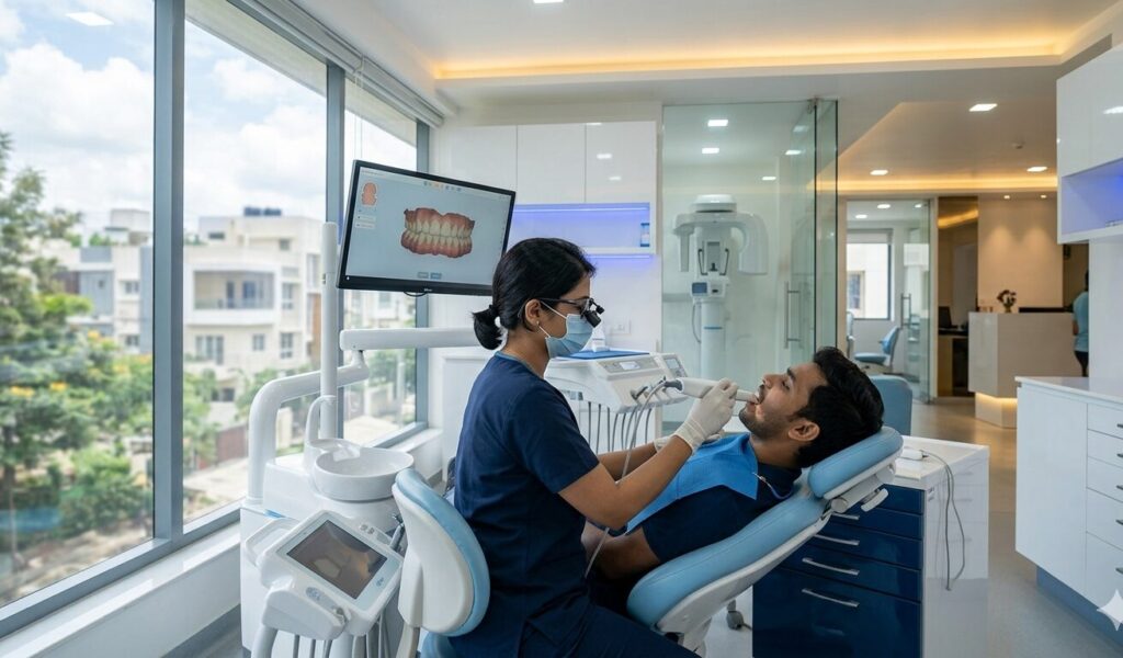advanced dental technology Bangalore modern dental clinic equipment