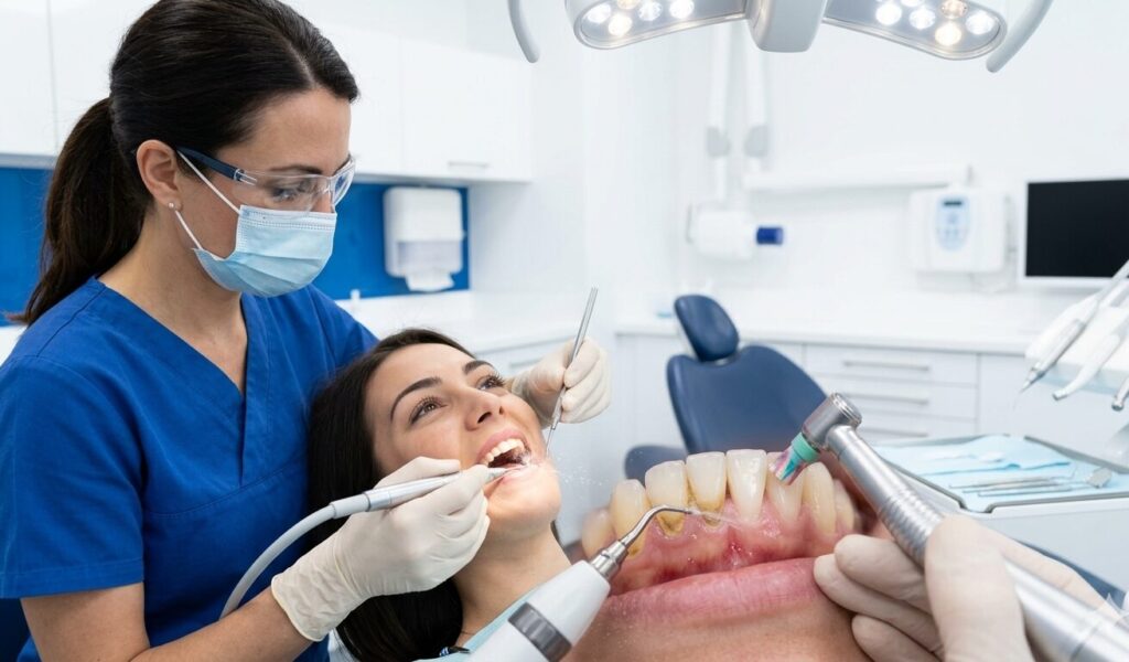 teeth cleaning bangalore scaling and polishing dental procedure