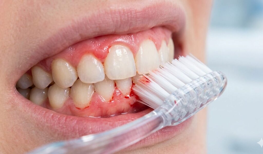 bleeding gums without pain early sign