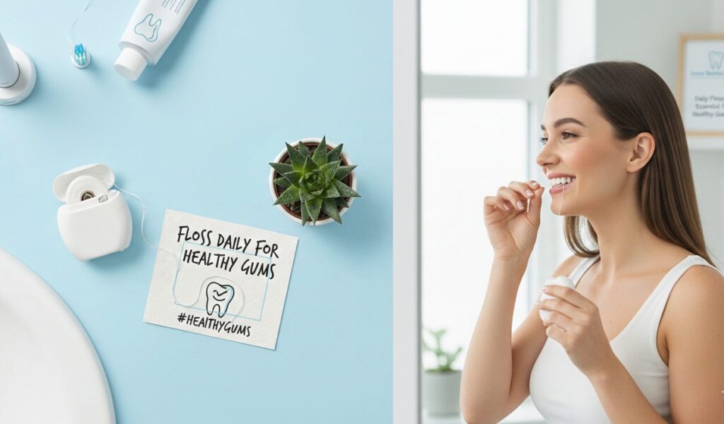 how often should you floss your teeth for healthy gums